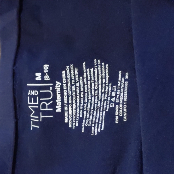 Time and Tru maternity denim shorts size 8-10 - Picture 5 of 6